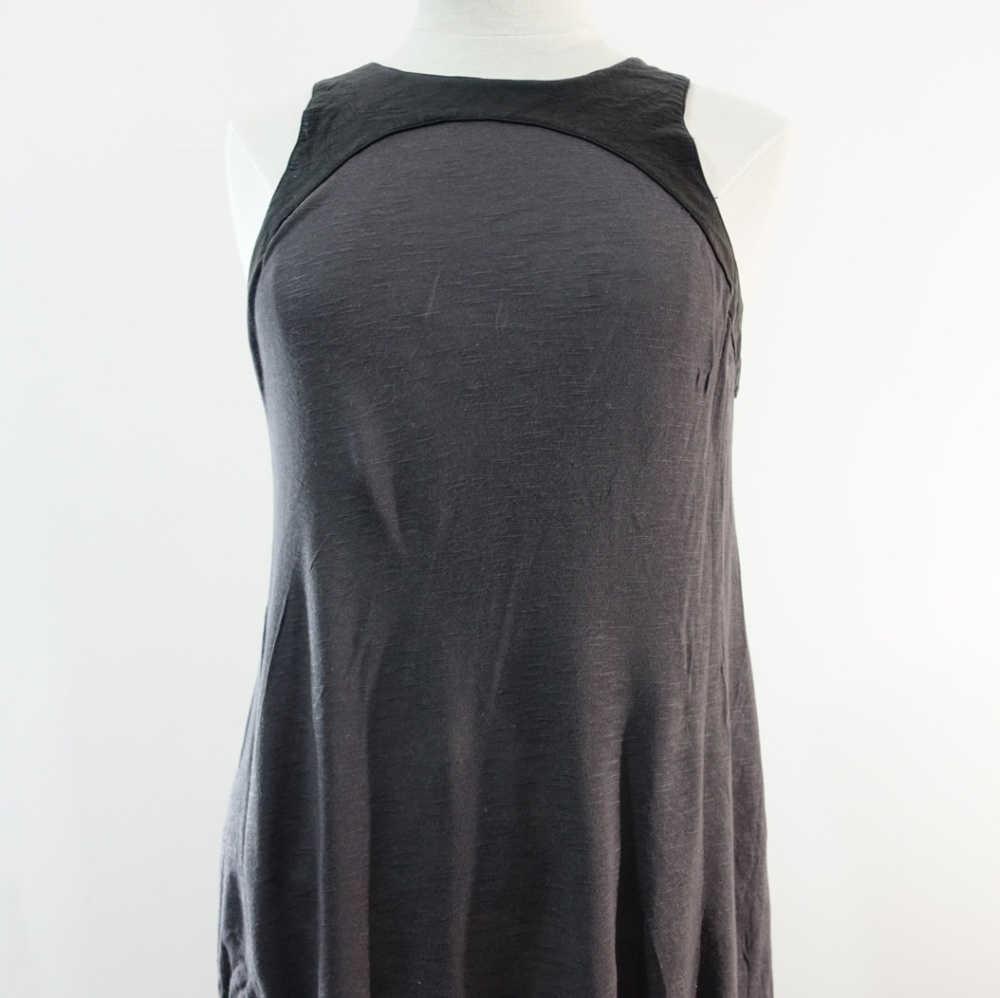Free People Gray Tank Top low back size small - Picture 2 of 6